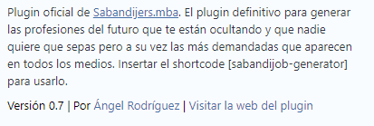 sabandijersclub's tweet photo. 📢 Si este tuit llega a 207 retuits regalamos para todos el plugin para WordPress que está de moda:

👨🏻‍💻 Generador de profesiones que te están ocultando  ❗❗

Crea tu propia profesión de la que nadie está hablando en https://t.co/VIWJvoE1xg

#sabandijersmba https://t.co/epCZEqLoUM