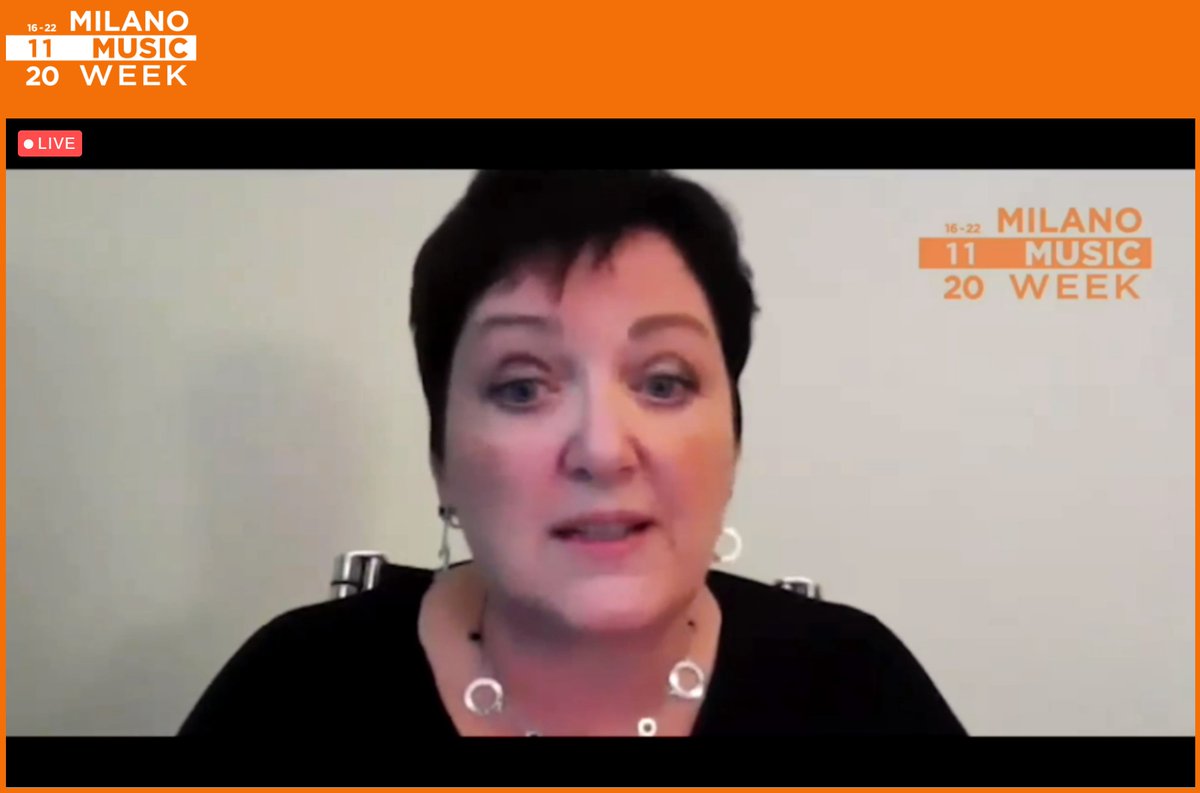 FIMI_IT's tweet photo. #MMW20 • "Negli ultimi mesi, la pandemia globale da Covid-19 ci ha messo alla prova ma la #musica è stata il collante che ci ha tenuto insieme" le parole di #FrancesMoore, CEO @IFPI_org aprono la quarta edizione di @milanomusicweek.
 
#milanomusicweek https://t.co/vZIp5XUa95