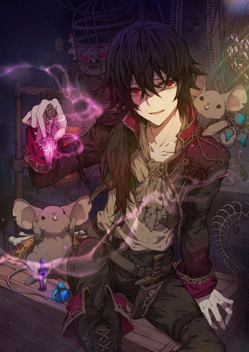 #皆さん線画と塗った後を見せてください 