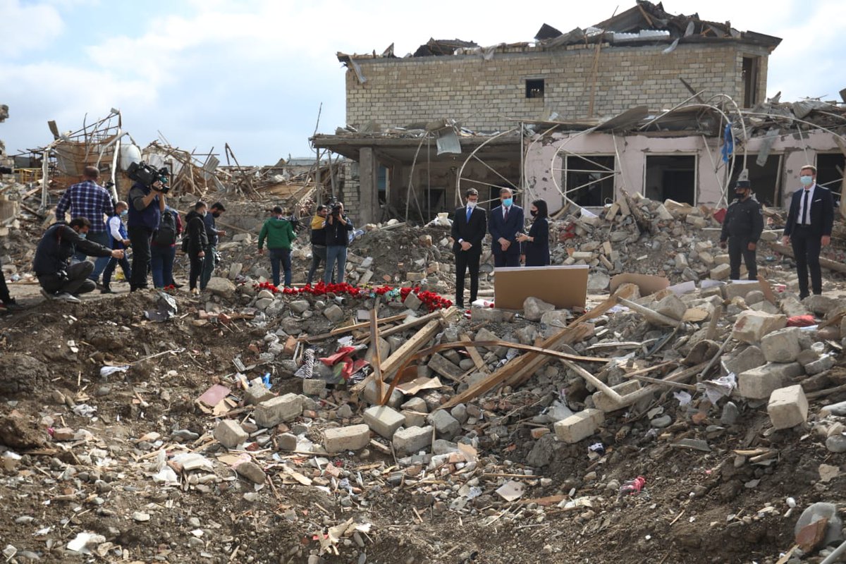 A couple of weeks ago, I visited the city of Ganja after it was struck by rockets. I went to view the damage in residential areas. Many locals came to speak to me, sharing devastating stories. Then a young boy, around 12 years old, approached me.