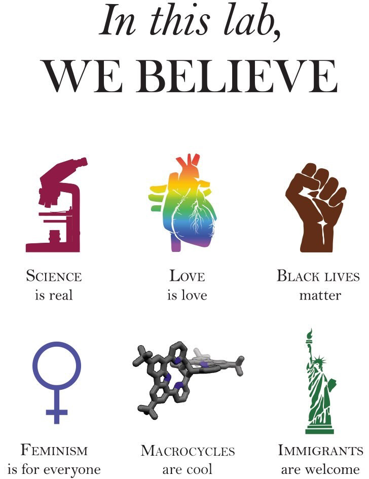 PawlickiLab's tweet photo. Racial justice, diversity and inclusion 🥰👩🏼‍🔬👨🏽‍🔬👩🏽‍🔬👨🏻‍🔬 Everyone welcome! Thanks @SammyKatta for the template! https://t.co/cscCEcrN00