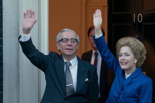 Stephen Boxer is playing her husband Denis Thatcher, the first male spouse of a UK Prime Minister 