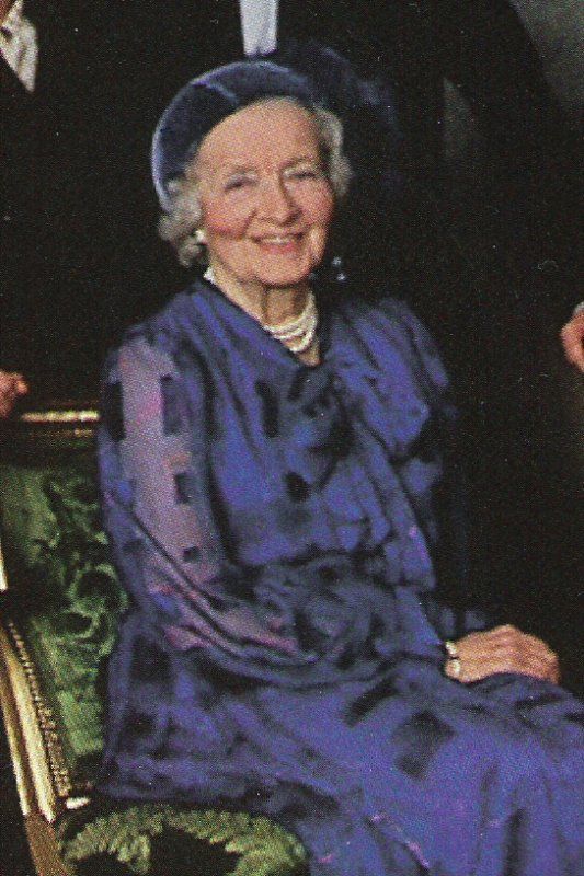 Georgie Glen is playing Ruth Lady Fermoy - the maternal grandmother of Princess Diana, and one of the Queen Mother’s ladies in waiting 