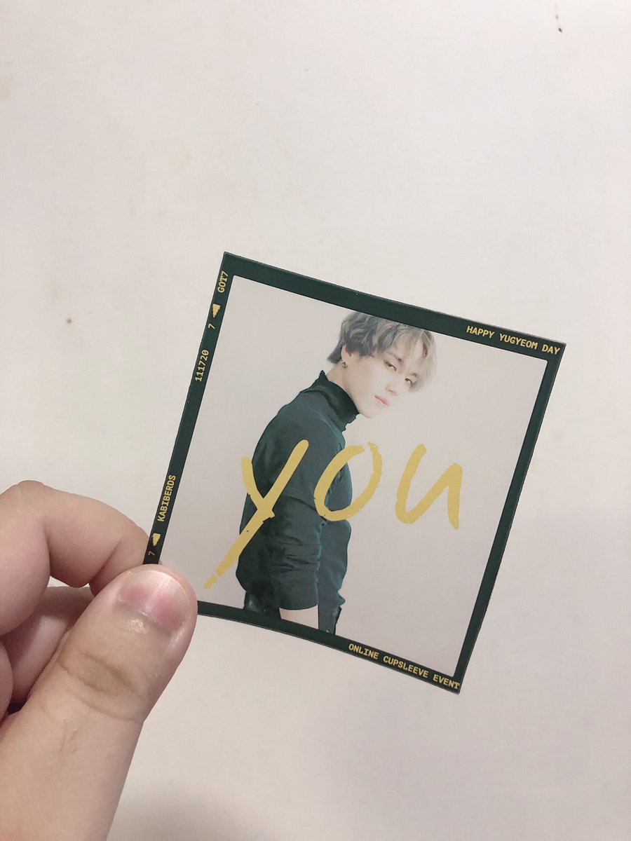 defsseuns's tweet photo. YUGYEOM CUPSLEEVE FROM @GOT7Cav 
so cute 🥺🥰💗

You can still order mga bes! Just check @GOT7Cav 's tweet 🥰 https://t.co/IgofSjinGD