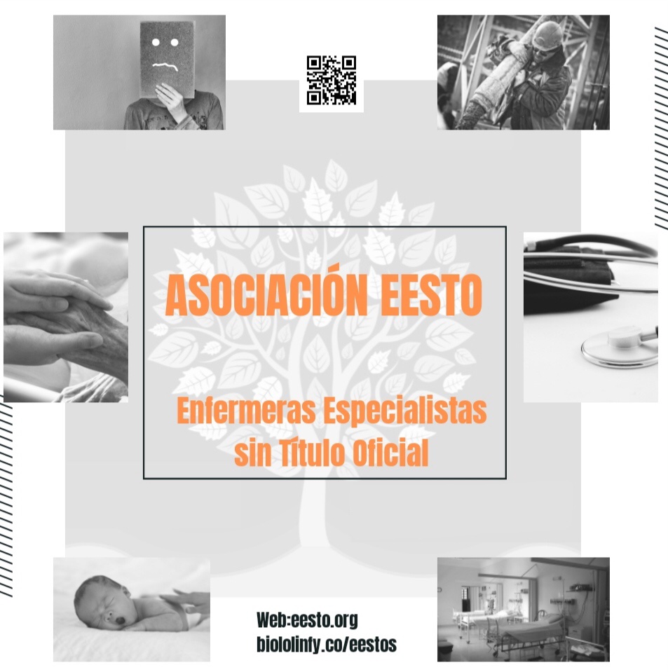 Asociación nacional EESTO 
Enfermeras especialistas sin título oficial ... aún ...
<a href="/guillermocasin/">Gc</a>
<a href="/RubnMera/">Rubén Mera</a>
@enfsment
<a href="/julenda3/">Yolanda Campos</a>
<a href="/alborinistica/">Marta</a>
@treyi64
@BegoHoyas
<a href="/ToniEscobar13/">Toni Escobar</a>
<a href="/saramaguiano/">juan antonio</a>
<a href="/pep_dui/">Pep</a>
<a href="/AngiGarchi/">Angi Garchi</a>
<a href="/fernanda_medro/">Fernanda Medina Rosas</a>
<a href="/TesakulaCarmen/">Carmen</a>
<a href="/Leoenfermera/">Leonor</a>
<a href="/Mlgenfermera/">Mlg</a>