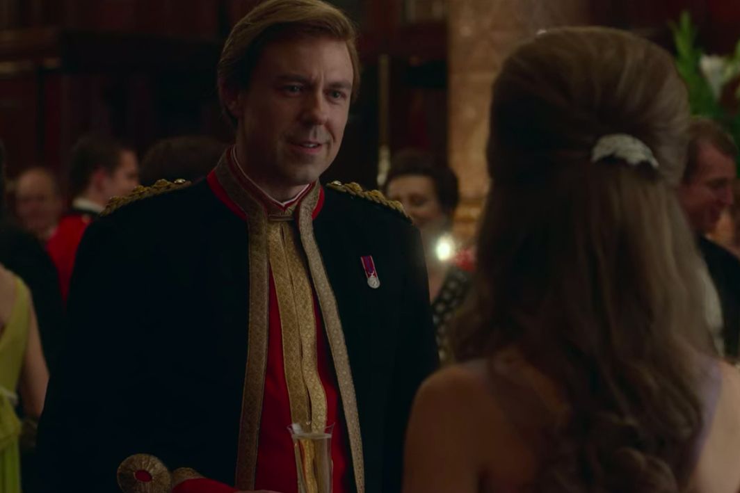 Andrew Buchan is playing Andrew Parker Bowles, the man who went on to marry Camilla 