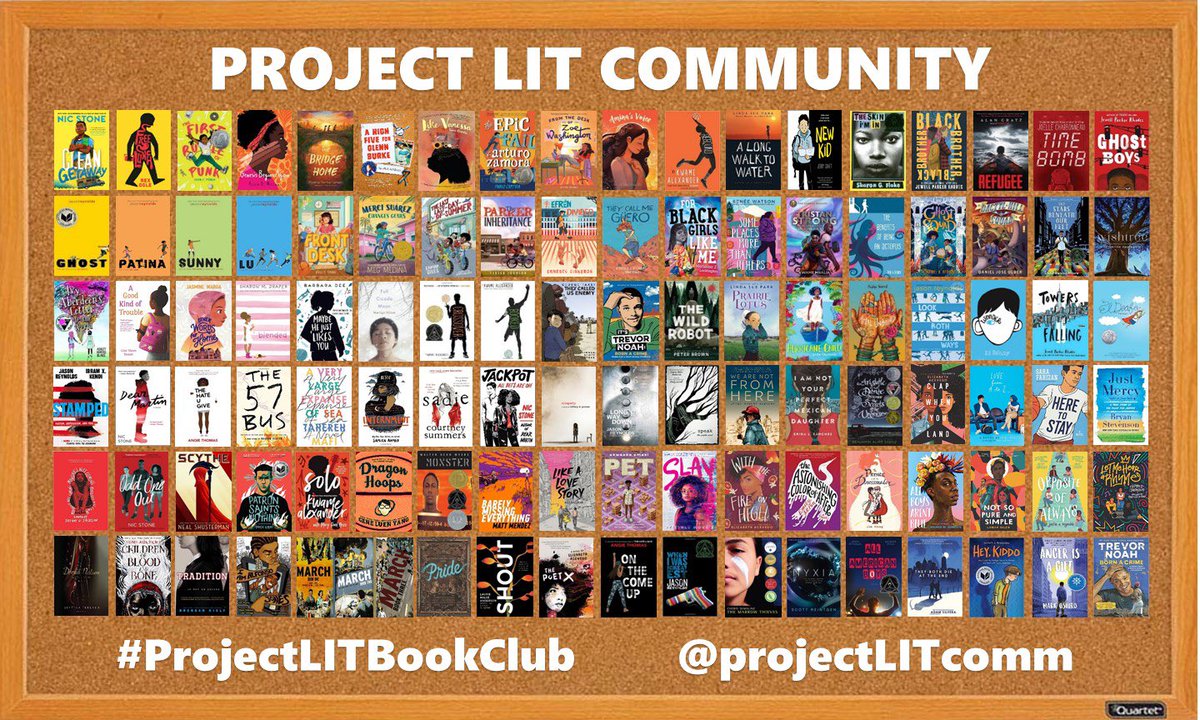 ProjectLITComm's tweet photo. And we’re back! It’s been a year, but it’s finally time to announce part 2 of our 2020-21 #ProjectLITBookClub picks! Over the next three (3!) weeks, we’ll be announcing 15 MG and 15 YA titles! 📚❤️ https://t.co/tTBeaZArlE