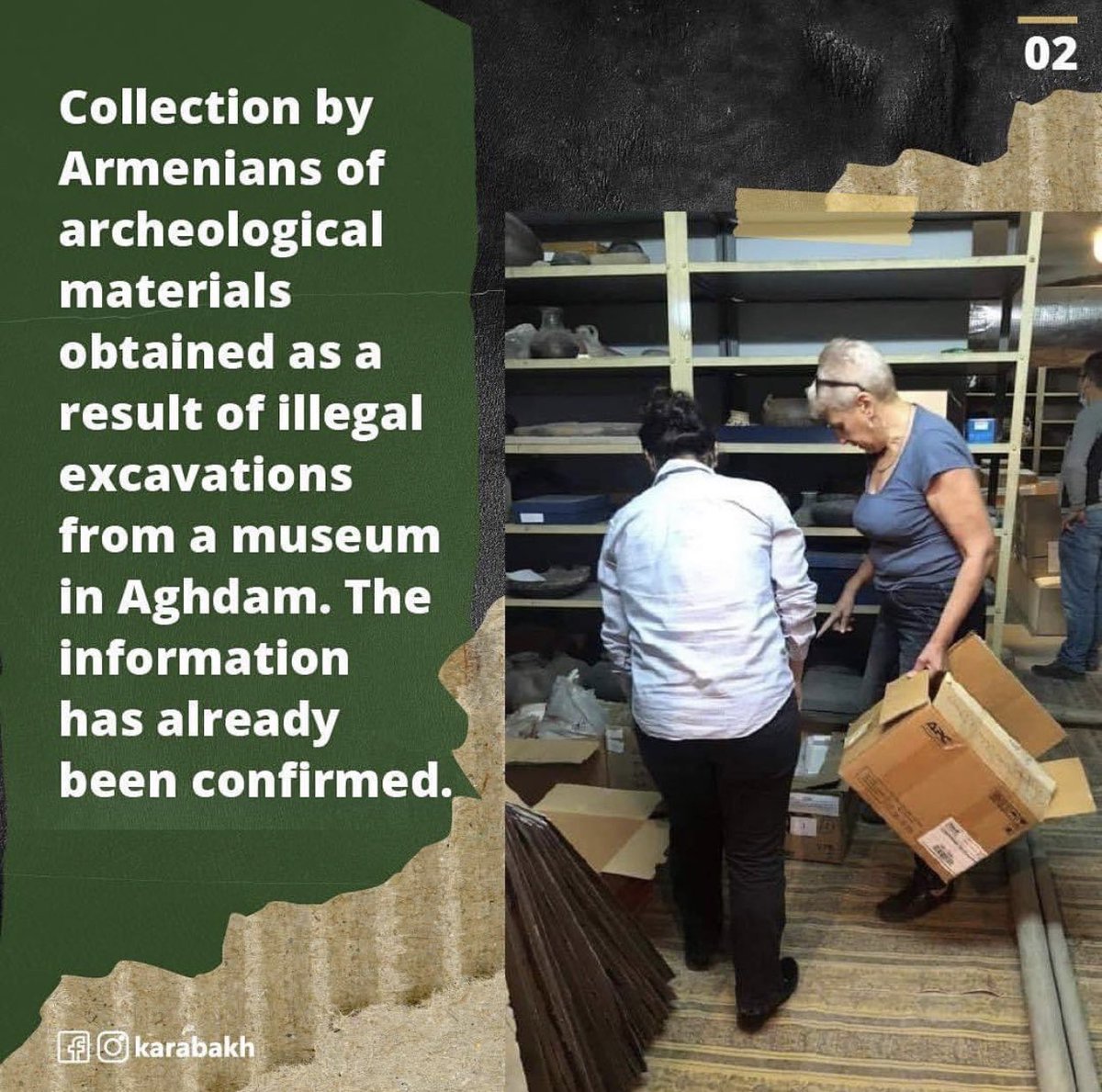 KarabakhDailyN's tweet photo. #Armenia/ns not only invaded #Azerbaijan/i lands, but also attemped to grab it’s history and culture! It is illegal and goes against in. conventions of @icrc and @unesco ! We call for immediate actions to stop this vandalism and return 🇦🇿 historical and cultural heritage back!⚡️ https://t.co/j7iIS9QgkQ