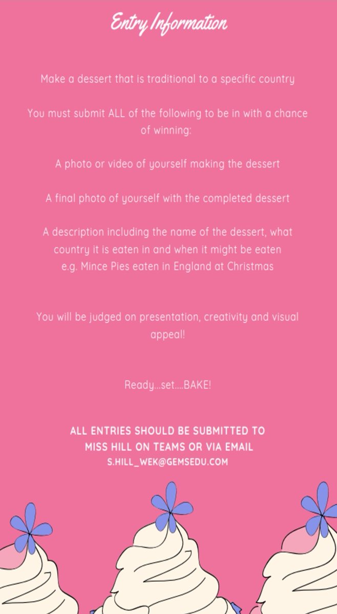MFL_WEK's tweet photo. On your marks...get set...bake! https://t.co/wqwxvMCZaI