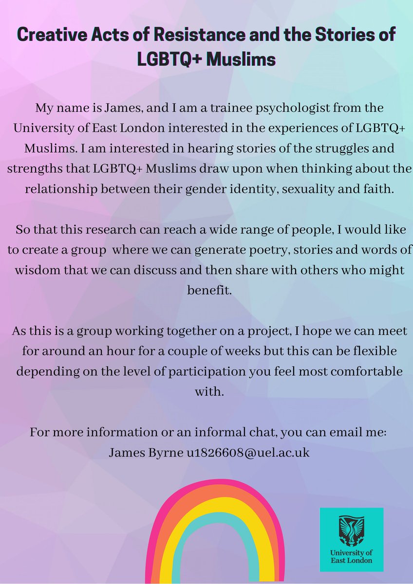 I'm looking for people to join me in my creative research project for my thesis 🙂