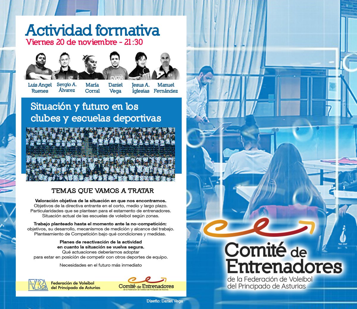 ‼️Nueva e interesante actividad formativa‼️ del Comité de entrenadores de la @fvbpacontigo