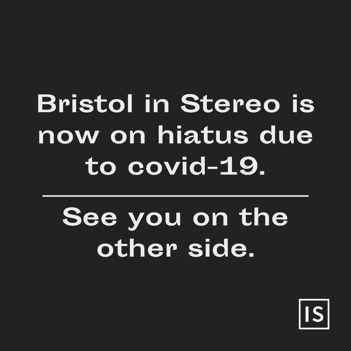 After pushing forward during the pandemic in whatever way we could, we’ve made the heavy decision to call a full (but hopefully brief) hiatus on Bristol, London and Berlin in Stereo.
We’ll see you on the other side, ready to celebrate music and concerts once again.