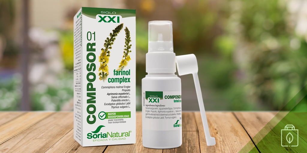 SoriaNatural's tweet photo. Composor 01 está especialmente indicado para aliviarte en caso de molestias de boca y garganta 🙂 #SoriaNatural #composor #plantasquecuran https://t.co/nHMoElP6df https://t.co/9MsNaiLujN