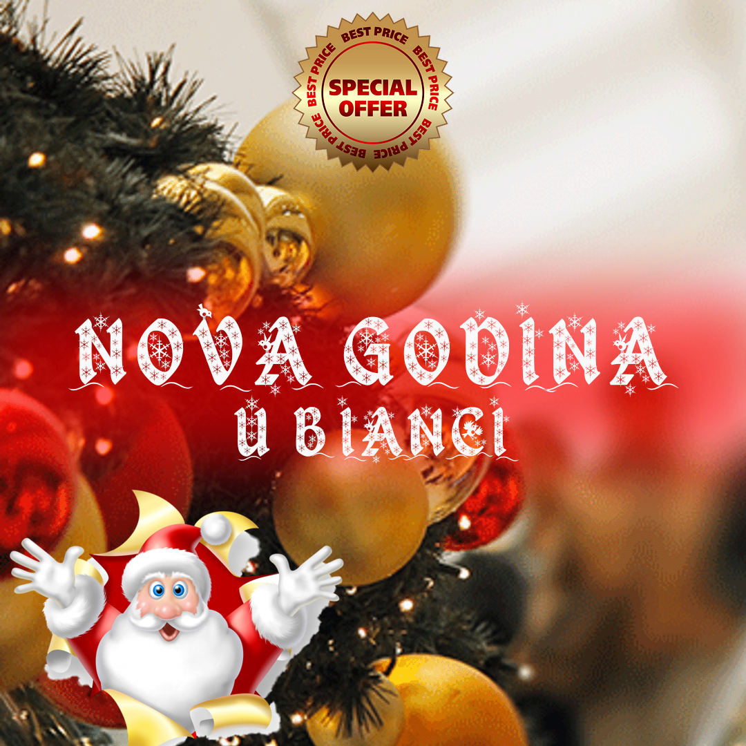 BiancaResort's tweet photo. 𝗦𝗣𝗘𝗖𝗜𝗝𝗔𝗟𝗡𝗔 𝗣𝗢𝗡𝗨𝗗𝗔
🎄NOVA GODINA 2020/2021🎄
Pogledaj ponudu i rezerviši odmah: https://t.co/wyDQjoPAer
👇
🔹https://t.co/hXlsgserdE🔹
☎+382 20 863 000
📧reservations@biancaresort.com
.
#newyear #happynewyear #2021year #novagodina #2021godina
#biancaresort https://t.co/iMFf4hMzSL