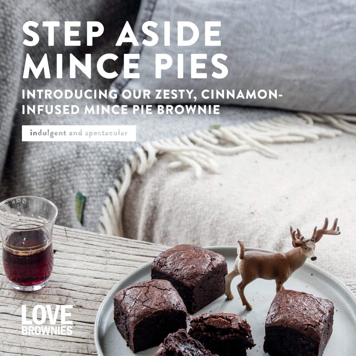 Our delicious Christmas brownies are available NOW. Order online or pick up at one of our cafes and shops across the UK. lovebrownies.co.uk