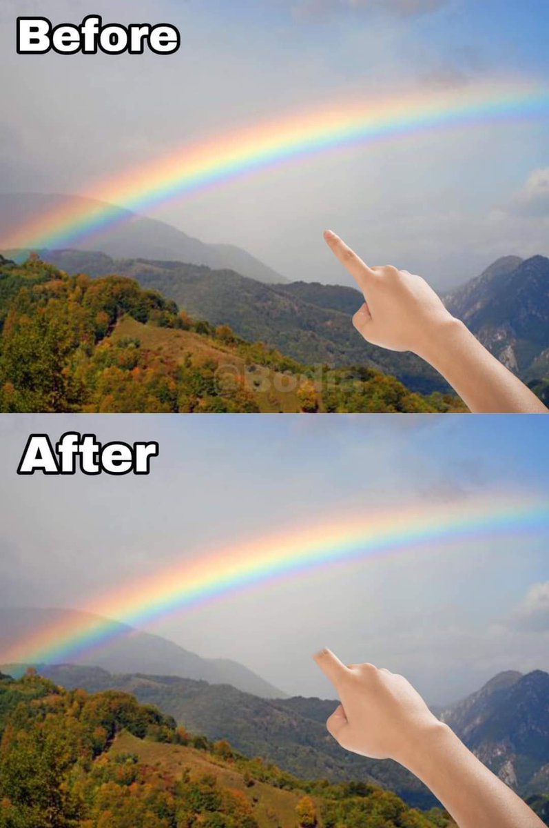 Asal Gombak a Twitter "Antara view pelangi di sekitar