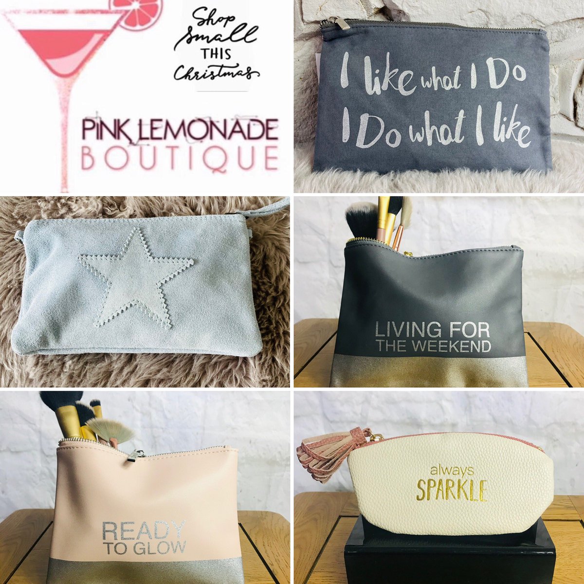 pinklemonadebou's tweet photo. #mondaythoughts
💕🎄Christmas gift ideas🎄💕
💄Cosmetic bags
🌟Suede clutch bag
https://t.co/RXIgm9HO4F
#christmasgifts #giftideas #christmasgiftsideas #makeup #makeupbag #cosmeticsbag #starbag #clutchbag #onlineboutique https://t.co/xBgSnKi7cw