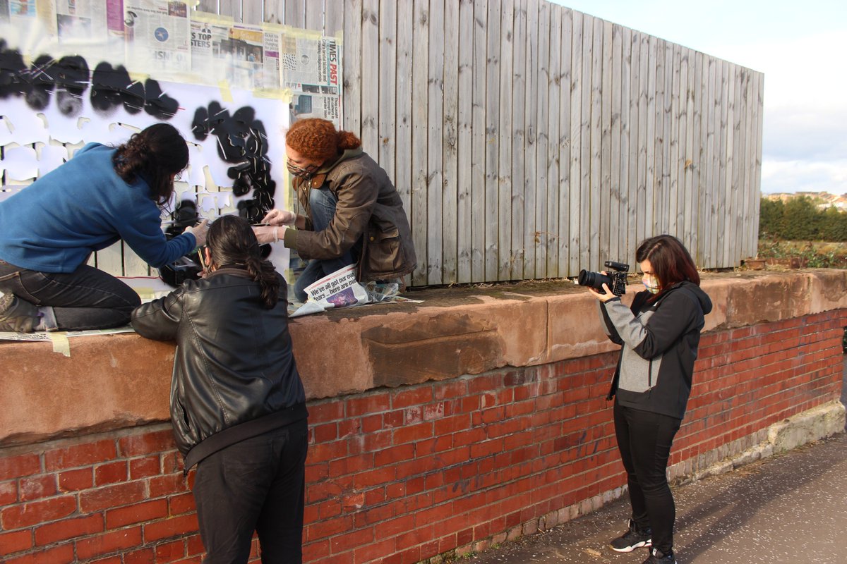 Studio_FV's tweet photo. Fablevision Studios in action for #Fablevision on #GovanStones #Look and #ClydePuffer -@MemoryofWaterEU art installations by #MaryConroy, #IwonaZajac and #SiegfriedVynck in #Govan. #videoproduction #photography #communityengagement #socialenterpriseatwork #CulturalHeritage https://t.co/LU9wQ7JaE4