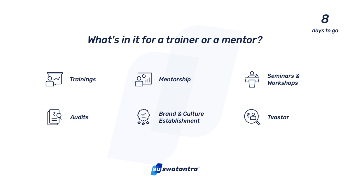 suswatantra's tweet photo. A peek into what we have in store for a trainer or a mentor.

#trainer #mentor #mentoring #mentorship #joboppurtunities #entrepreneurs #entrepreneur #innovation #startups #startup2020 #startupstrategy #communitylearning https://t.co/8zx8fifQpt