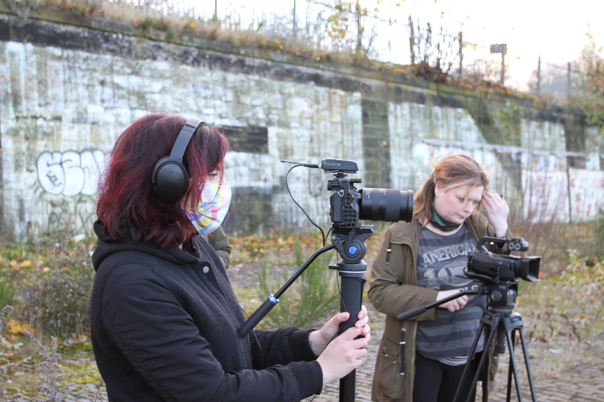 Studio_FV's tweet photo. Fablevision Studios in action for #Fablevision on #GovanStones #Look and #ClydePuffer -@MemoryofWaterEU art installations by #MaryConroy, #IwonaZajac and #SiegfriedVynck in #Govan. #videoproduction #photography #communityengagement #socialenterpriseatwork #CulturalHeritage https://t.co/LU9wQ7JaE4