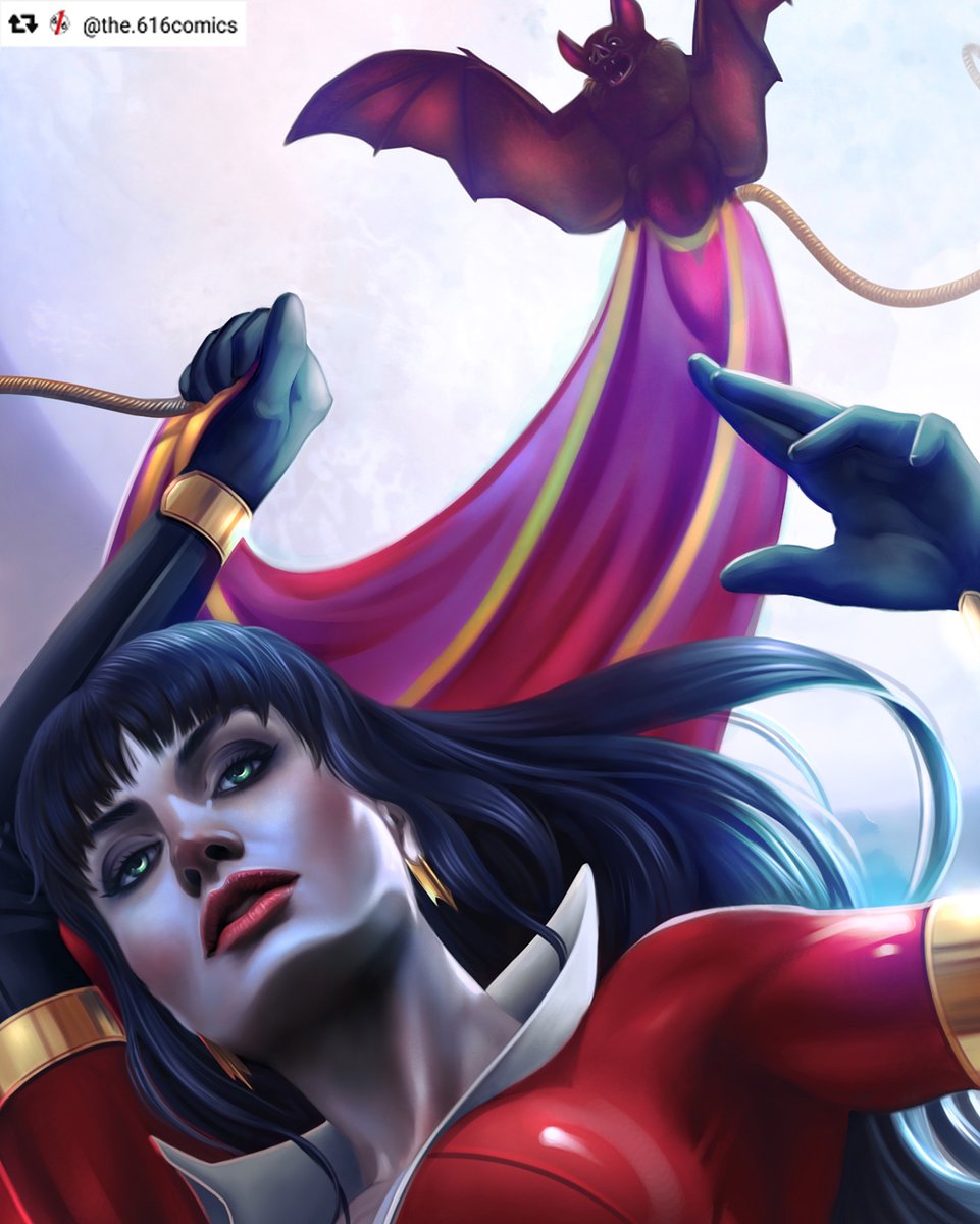 #instagramrepost #The616Comics
 ・・・ 
 🔥🦇 Sneak peek of a little something we have coming from the amazing <a href="/CatNodet/">Catherine Nodet</a> 
Stay tuned! 🦇🔥

#Vampirella