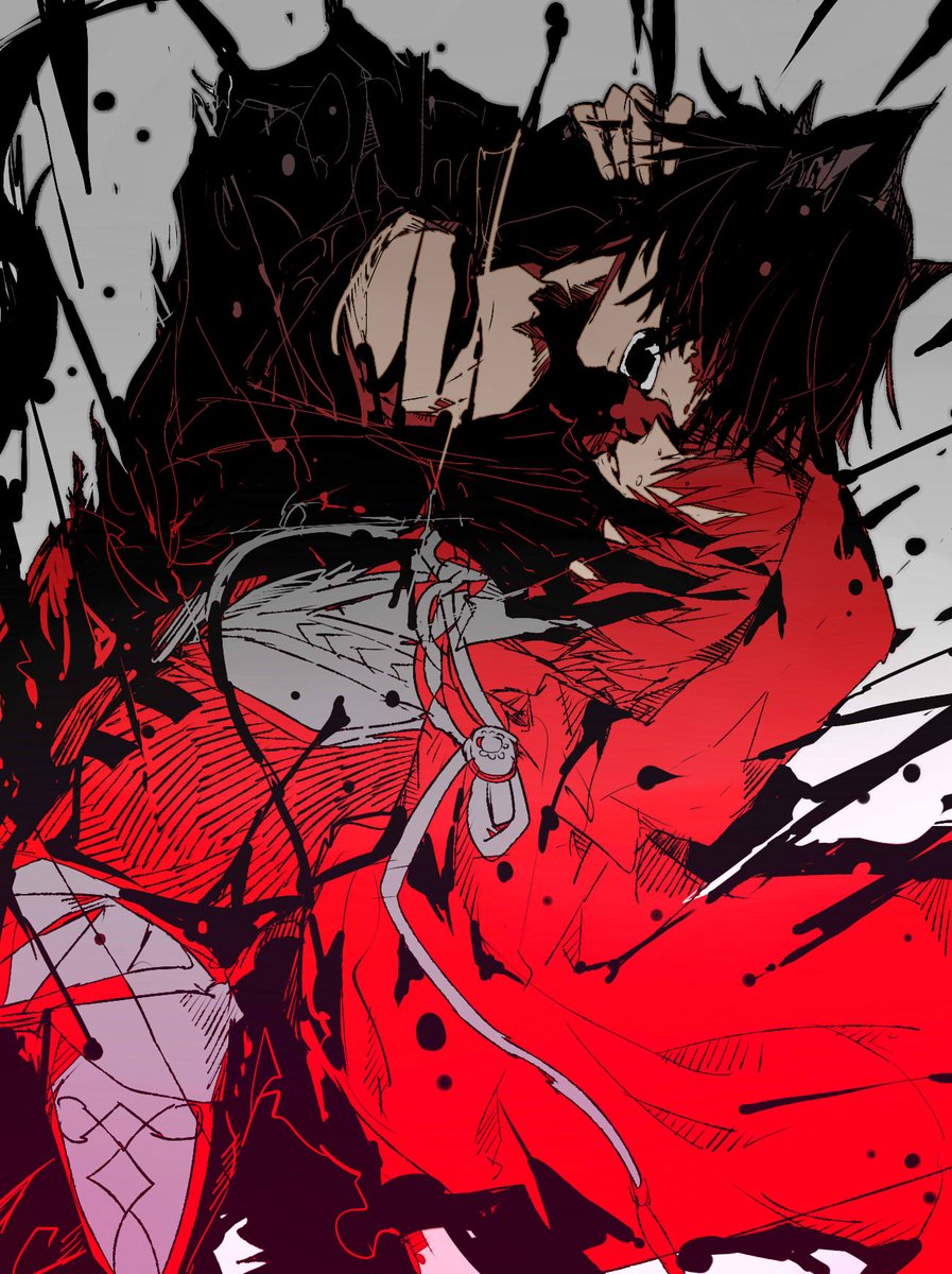 #皆さん線画と塗った後を見せてください
ZATSU 