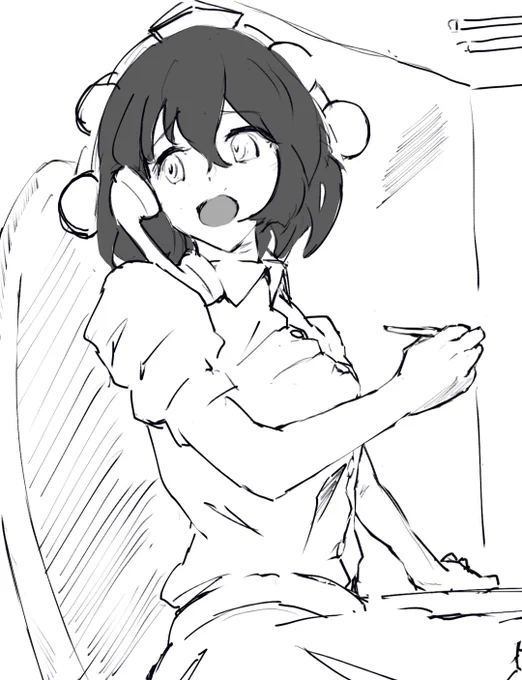 #射命丸文 印刷所と交渉してる風 https://t.co/VEntm6uqJP 