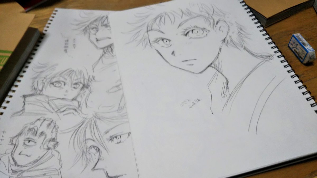 先日、友達の娘ちゃん達のお絵かき会に混ぜてもらいました。中学生で既にこのレベル…!(1、2枚目が娘ちゃん友達、3枚目が私の友人) 