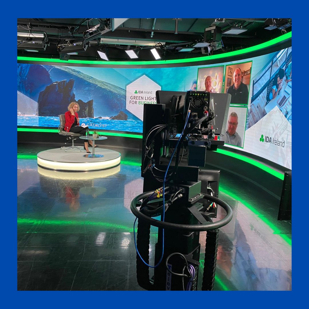 Our Head of Content, <a href="/LeaJakobiak/">Léa Jakobiak</a>, helped bring to life another high-level production for CNBC Catalyst, this time for IDA Ireland.

This behind the scenes shot shows how crew has been kept to an absolute minimum, while other team members are involved virtually!

#behindthescenes