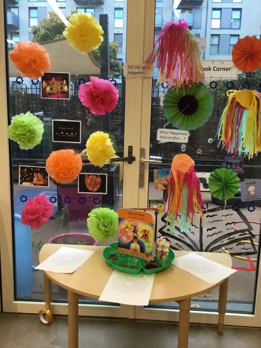 LittleEngN17's tweet photo. #HappyDiwali everyone. The children have been learning about Diwali making beautiful lanterns #HappyNewYear #education #diversity #childcare #nursery #tottenham #halevillage #haringey #LittleEngN17 https://t.co/6zuucJMUsS