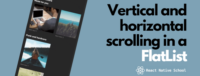 learn_rn's tweet photo. 📢 Learn Vertical and Horizontal Scrolling in a SectionList/FlatList!

This tutorial shows how to #build a scrolling list to scroll horizontally or vertically similar to how the #Spotify works.

Check it out: https://t.co/XyVfSUG62D

#ReactNative #ReactNativeSchool https://t.co/FqCnwcWvFZ