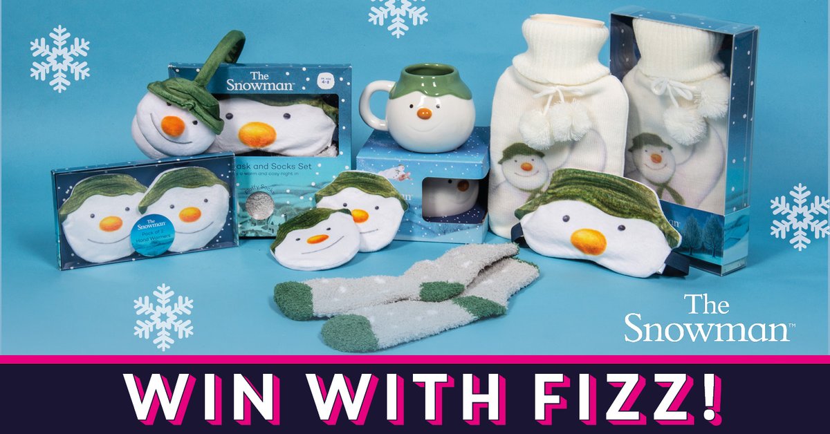 Our new range of ⛄Snowman⛄ gifts - is available exclusively at <a href="/Morrisons/">Morrisons</a> and we're giving away a complete set. To be in with a chance of winning simply ❤️ &amp; retweet! Winner to be announced 23/11.
#winwithfizz #thesnowman #giveaway #competition #christmasgifts