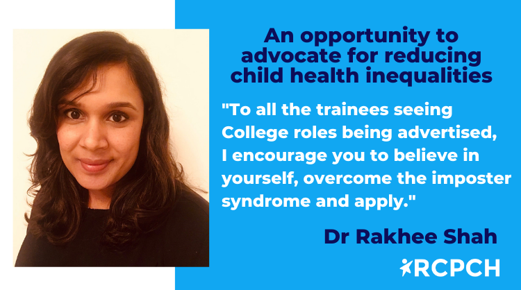 RCPCHtweets's tweet photo. Clinical Advisor for #StateofChildHealth @shahrakhee reflects on her experience working on the report. 👉 https://t.co/ecm1gOfTHM https://t.co/uI6RSyOVNC