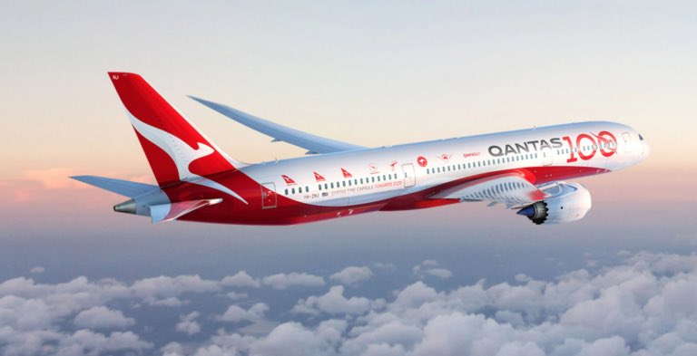 Flippy787's tweet photo. HAPPY 100th Birthday to @Qantas!! Founded on this day November 16th, 1920, The safest Airline in world for over a Century. It’s our beautiful Flying Kangaroo 🦘 https://t.co/w0r05Bua9h