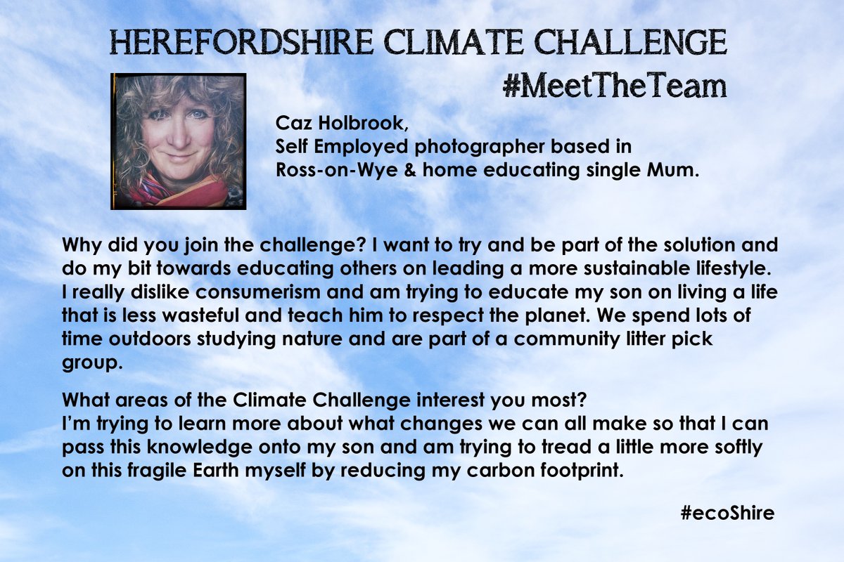 EcoShire's tweet photo. Time for another #MeetTheTeamMonday! Today we would like to introduce Caz! #ecoShire https://t.co/lE2YZWtpQh