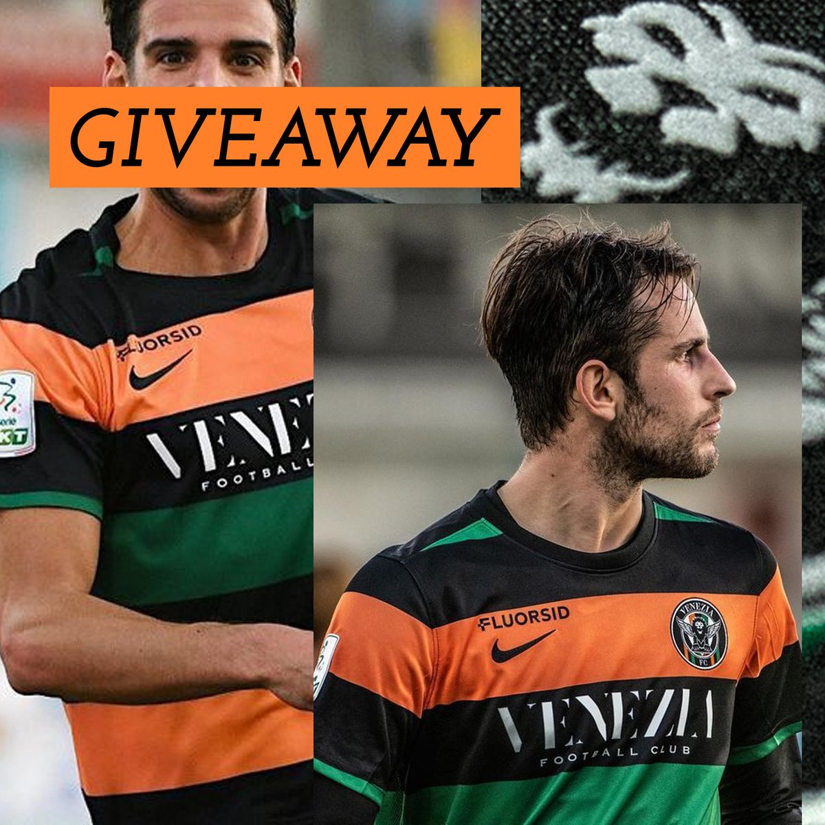 thefootballsc's tweet photo. 👕 *GIVEAWAY* 👕

We're more than a little bit in love with Venezia's 2020 kits, and now it's time to share that love. 🧡🖤💚

To win the 2020 Venezia home shirt:

1. RT and like this post
2. Follow @thefootballsc
3. Sign up to our weekly newsletter 👉 https://t.co/sv2S3Z7V1v https://t.co/wReXuJhq94