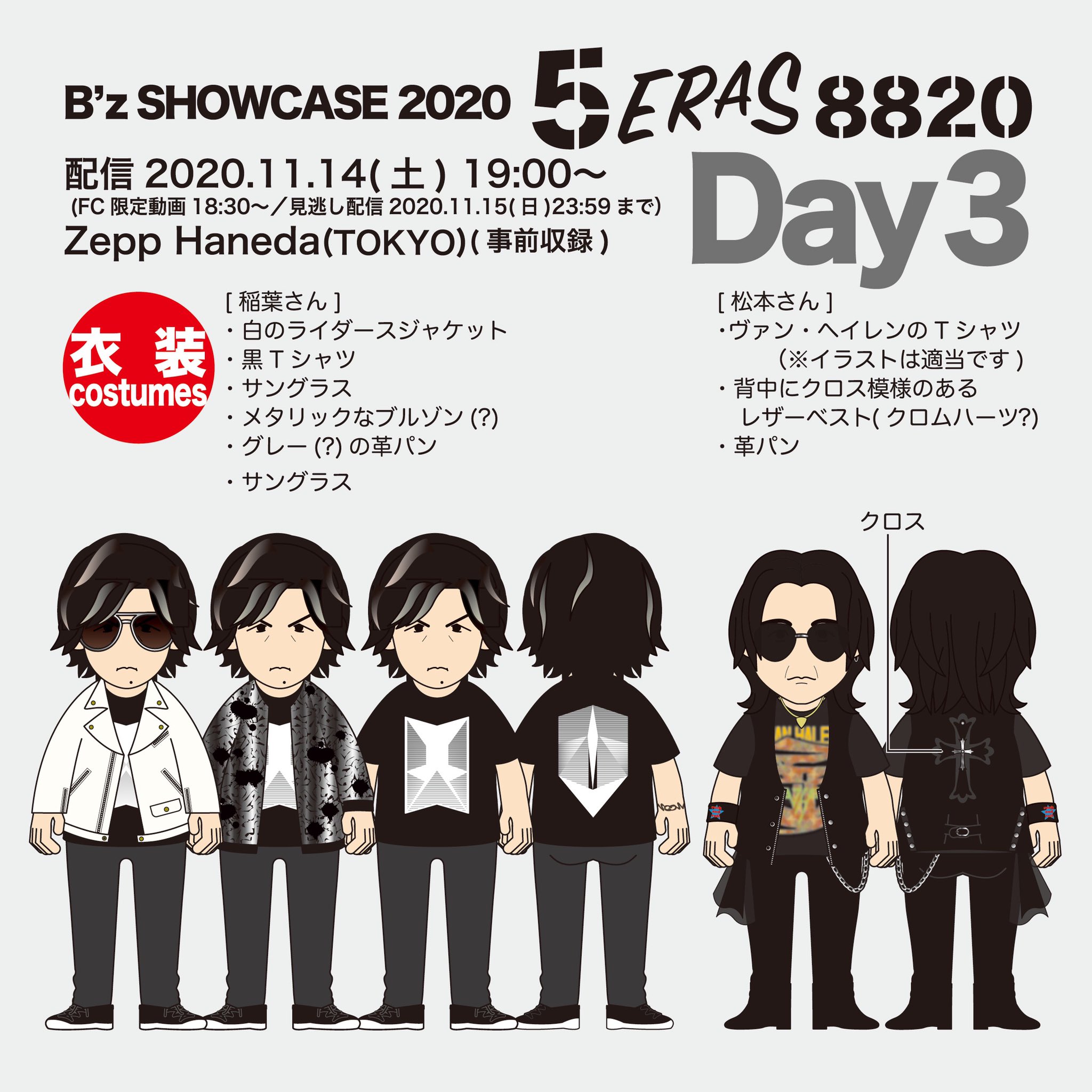 B'z SHOWCASE2020 Tシャツ B'z SHOWCASE 2017 -B'z In Your
