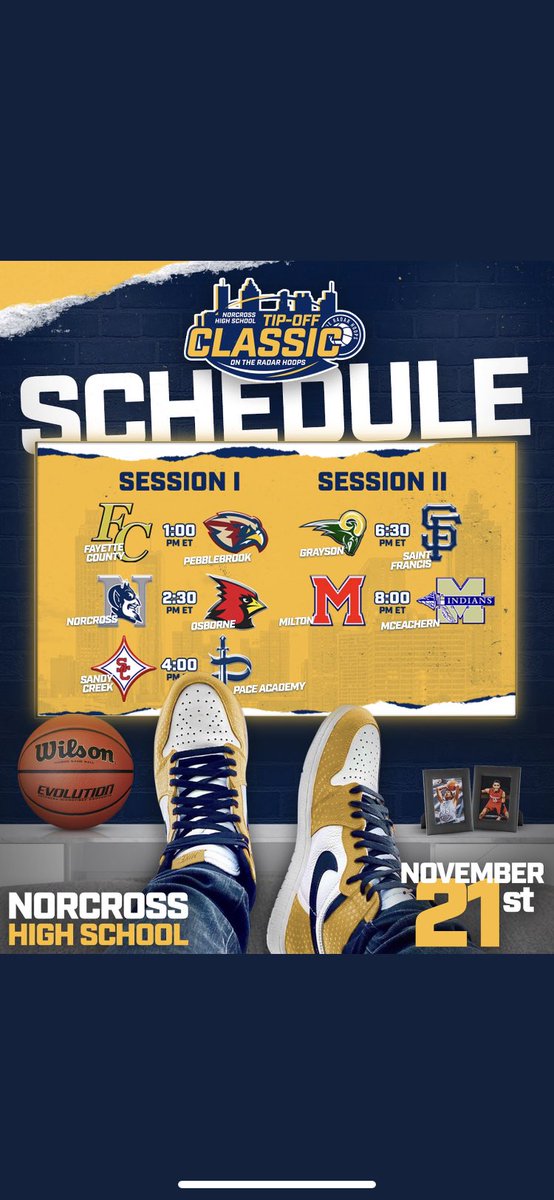 milton_hoops's tweet photo. 🚨FIrst Game🚨

🗓 Sat - Nov. 21
🕣 8:00 pm
🆚 @McEachernSports 
📍 Norcross HS 
🎟 $20

Eagle Nation, come join us Saturday night as we open the 2020-21 Season at the @OntheRadarHoops Tip-Off Classic! 

Buy tickets here - we are Session 2! 

https://t.co/nm5aGpH0tI https://t.co/A7qwF2U3Ph