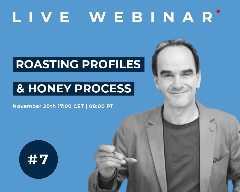 Tune in for our free webinar on profiles for cold brew coffee on the 20th of November, 08:00 PT | 17:00 CET buff.ly/2BzVapQ