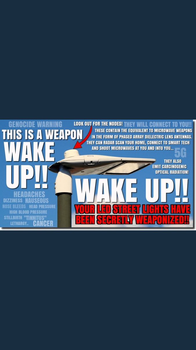 andisid's tweet image. We get it from the appliances, lightbulbs, smart meters, even my hob! Your phone, laptop. Attached to some lamposts. EMF from your car, from masts all around and in supermarket car parks 😩
