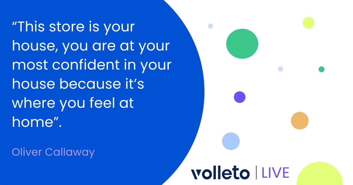 Volleto's tweet photo. In-person sales tip #005: “The store is your house” by Oliver Callaway
⠀
#retailtech #customerexperience #salesstrategy #ecommerce #retailinnovation #InPersonSales https://t.co/gduKdCOtyj