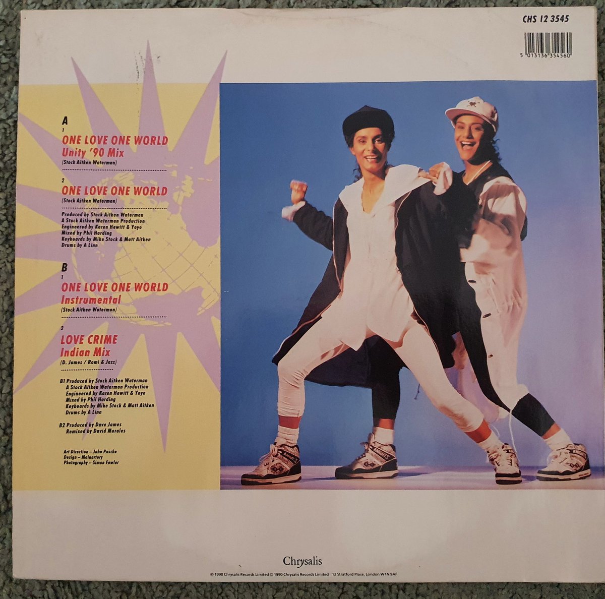 derekcburgess's tweet photo. Just came across this underrated classic from #StockAitkenWaterman #RomiAndJazz #OneLoveOneWorld in my collection. I loved this but it didn't do anything on the charts @PWLHitFactory @_MSM_HQ @mikestockmusic @PeteWatermanOBE #MattAitken https://t.co/StJ3GUW2Bu