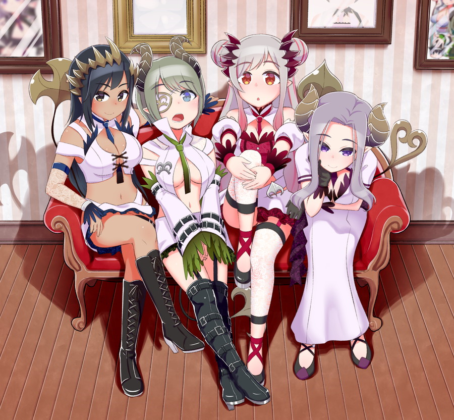 #皆さん線画と塗った後を見せてください 