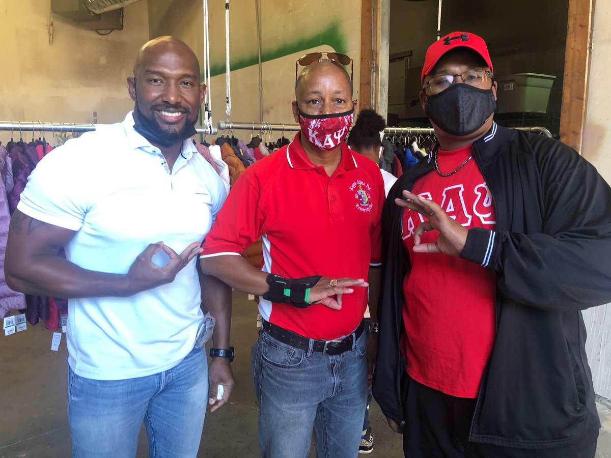 Over the weekend we gave out 103 turkeys and coats with other communities leaders!