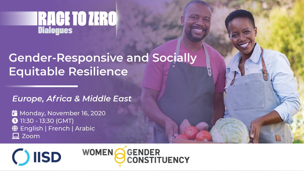 WGC_Climate's tweet image. "Gender-responsive and just resilience must be created from the bottom-up and be community-driven" underlines Sunungurai Dominica Chingarande during our #RaceToZero dialogue on Gender-responsive and socially equitable resilience in climate policy and action. Ongoing - join!