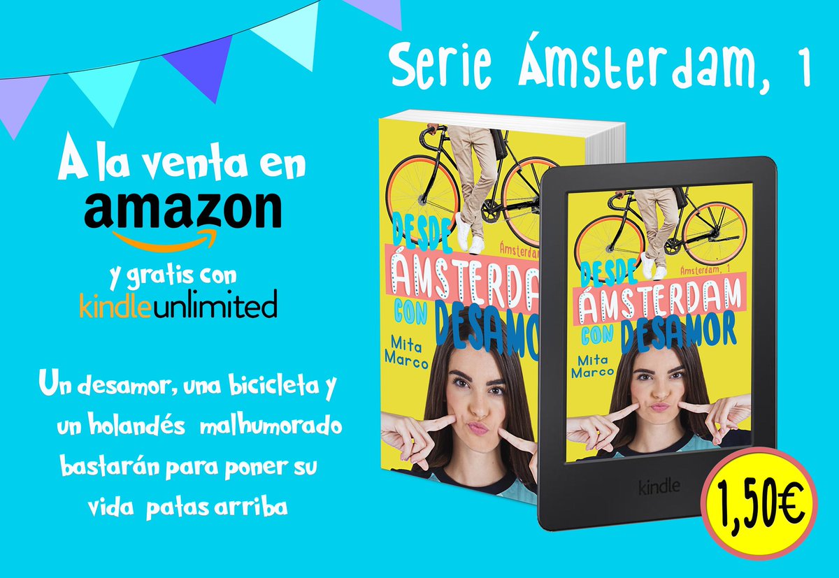 Ya la venta! 💖🥳
rxe.me/Y5TZ2M
#libros #librosromanticos #leoycomparto #lunes #escritorasespañolas #novelaromántica #amsterdam