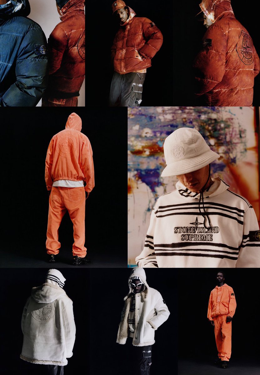 DropsByJay's tweet photo. Supreme/Stone Island 

Here is the official images of the Supreme/Stone Island collaboration set to release this Thursday, November 19th. 

Stay tuned for additional week 13 news coming soon.

What is your favorite piece? https://t.co/vBDD7TwenL