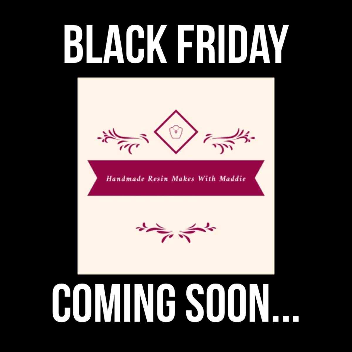 Black Friday coming soon...

I’m planning some exciting offers so make sure you keep up to date and subscribe to emails on the website 

resinmakeswithmaddie.co.uk 
#blackfriday #BlackFriday2020 #blackfridaydeals