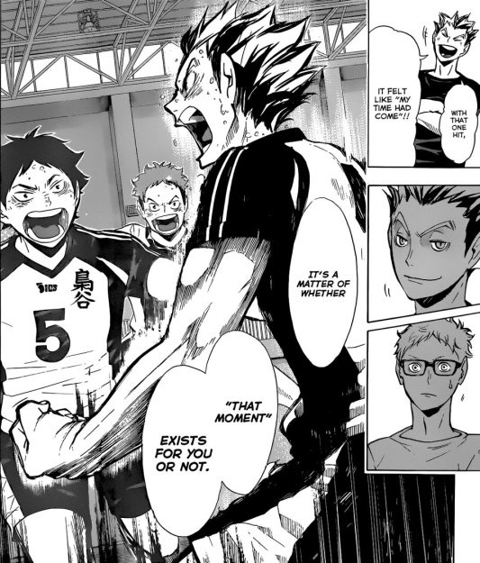 i'll never get over the fact that bokuto and akaashi had their volleyball moment at the exact same time. 