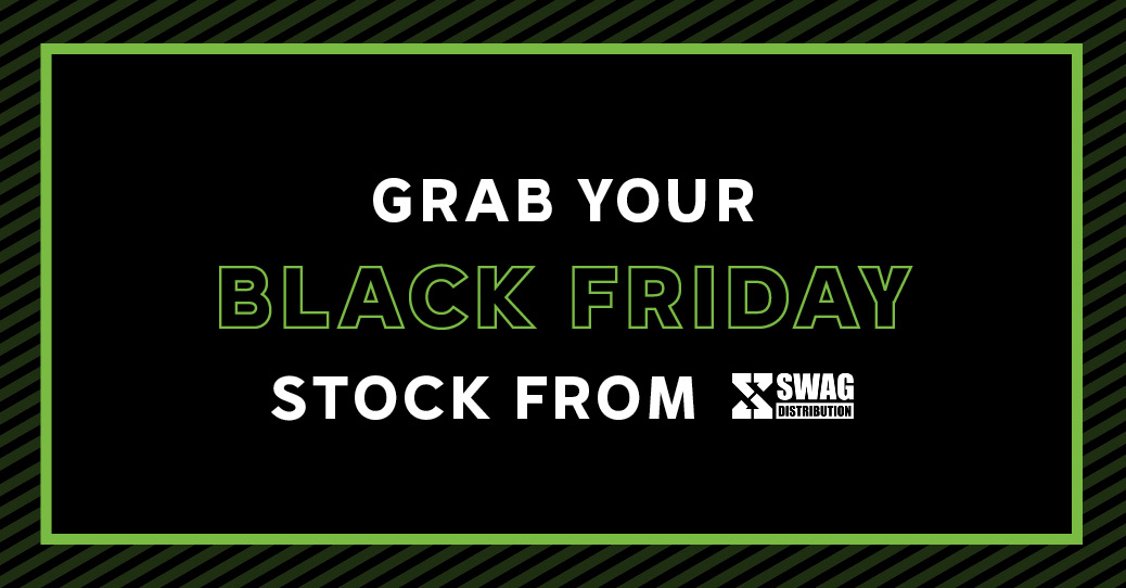 SWAGDistrib's tweet photo. There's still time to get your stock for those last minute Black Friday deals! Next day delivery available at https://t.co/XvbFmBuyv2 https://t.co/bbKMS7e03x